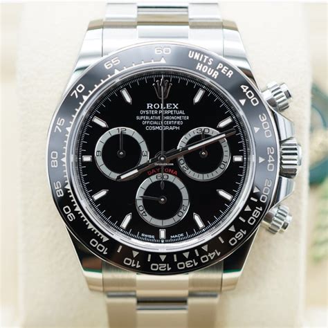 daytona black digital rolex|2023 Rolex daytona black dial.